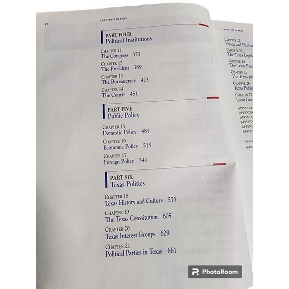 American Government and Politics Today 2007-2008 Texas Edition Textbook - Picture 6 of 9